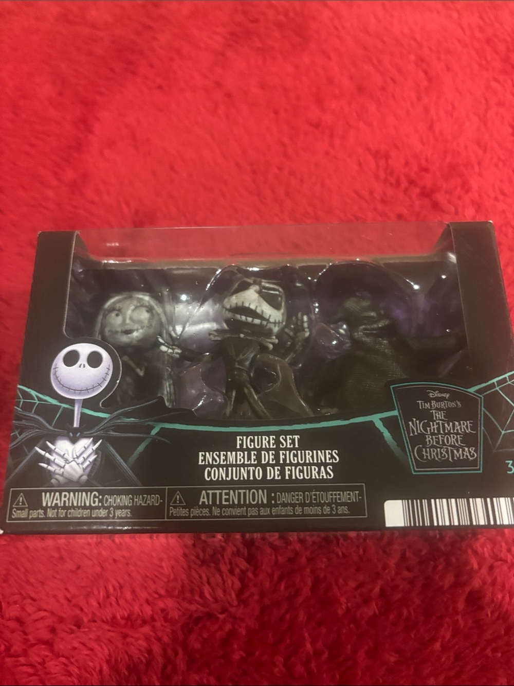 Disney The Nightmare Before Christmas Figure Set - Black, White, Purple